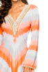 Luli Fama Los Flamencos Deep Plunge Dress
